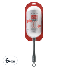밀레마 피코 더스터 먼지떨이 스타터킷 숏핸들 + 리필 3p, 더스터(화이트), 핸들(그레이), 6세트