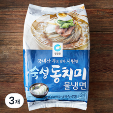 청정원 동치미 물냉면, 1.82kg, 3개