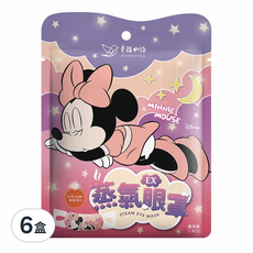 明基健康生活 幸福物語 蒸氣眼罩 米妮, 恆溫41°C, 舒緩眼部疲勞, 3片, 6盒