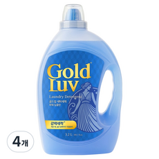 골드럽 세탁세제 파워 딥클린 용기, 3.2L, 1개입, 4개