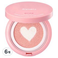 어퓨 퓨어블록 톤업 선쿠션 SPF50+ PA++++, 11g, 6개