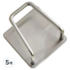 모던하우스 스테인리스스틸 밀착패드 수세미 다용도걸이, 5개