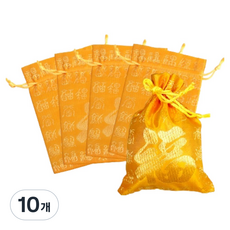 Lead home 風水 幸運 福袋 好運 財富 事業 禮物 束口袋, 金色, 10個