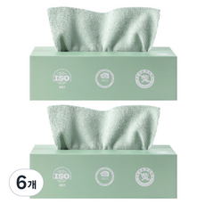 Laladu多功能抽取式超細纖維毛巾 綠色, 6個, 20入