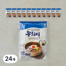 생채움 동치미 냉면육수, 320g, 24개