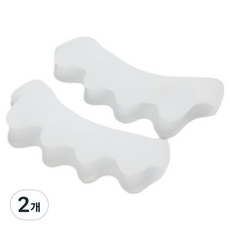 Luneon 簡約腳趾環 乳白色 2入, 2個