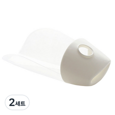 수도꼭지 연장홀더 화이트, 2세트