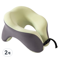 소울리치 드림업 낮잠베개, 그린, 2개