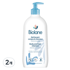 Biolane 法貝兒 2in1身體與頭髮清潔劑, 750ml, 2個