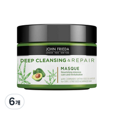 존프리다 딥클렌징 앤 리페어 마스크, 250ml, 6개