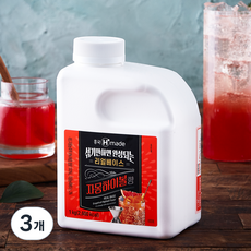 흥국에프엔비 리얼베이스 자몽하이볼향, 1kg, 3개