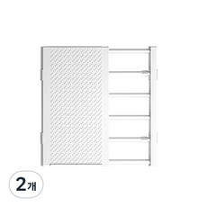 Annyeong Market 多用途衣櫃隔板, 白色, 2個