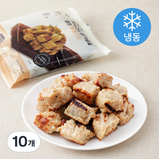 바르닭 직화그릴 닭가슴살 큐브 달콤간장 (냉동), 100g, 10개