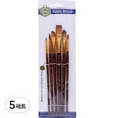 KeepSmiling Kohimo 藝術家畫筆刷具 6件組, 5套, 6種