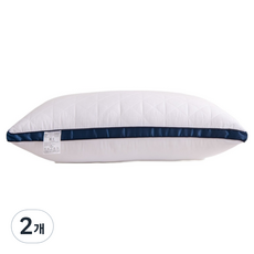 Damsoon 深度睡眠靠墊型枕頭 700g, 2個, 象牙白