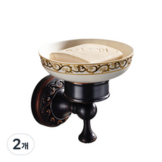 라이크미 k8319 비누걸이, 블랙, 2개