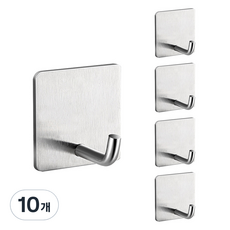 월드크린 스텐 후크 도구걸이 L타입, 10개