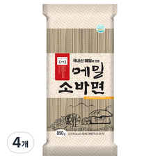 봉평촌 국내산 메밀로 만든 메밀 소바면, 4개, 850g