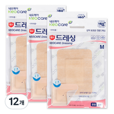 네오메디칼 드레싱 밴드 베이지색, 6개입, 12개
