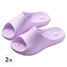 바롬몰 실내외 겸용 아치형 지압슬리퍼 245~250cm, 2개, 라이트퍼플