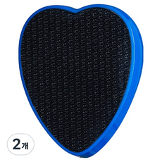 크블랑스 예쁜 하트 발각질 제거기 블루 72 x 90 mm, 100g, 2개, 1개입