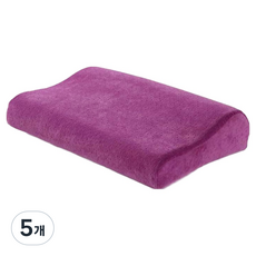하와이슬립 메모리폼 경추베개, 퍼플, 5개