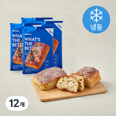 널담 고단백 저당 네모바게트 삼색콩 (냉동), 90g, 12개, 1개입