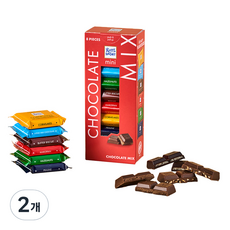 Ritter Sport 迷你組合巧克力 8入組, 133g, 2盒