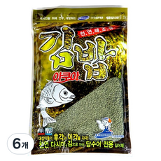 경원산업 아쿠아 김밥 떡밥, 380g, 6개