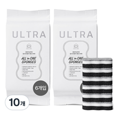 Mother's HOME All in One海綿三層多功能菜瓜布 6入 主商品, 10個