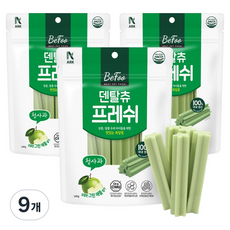 베푸 강아지 덴탈츄 프레쉬 껌, 9개, 180g, 청사과맛