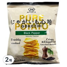 PurePotato Gokochi黑胡椒洋芋片, 54g, 2個