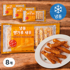 빵가루 새우 10개입 (냉동), 300g, 8개