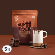 스위트컵 초코라떼 파우더, 1kg, 5개, 1개입