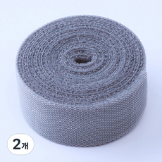 Opic Velcro 魔鬼氈束線帶 1cm x 5m, 灰色, 2個