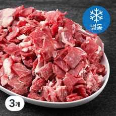 호주산 왕건 우양지 저지방 국거리용 3 x 2 x 0.3 cm (냉동), 3개