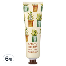 토니모리 센트 오브 더 데이 핸드크림 쏘쿨, 6개, 30ml, 6개