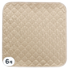 Soul Rich 透氣輪椅坐墊 米色 50 x 50 cm, 6個, 單一商品