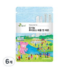 아름드레 삼각티백 유기농 애플앤레몬 루이보스, 1.5g, 25개입, 6개