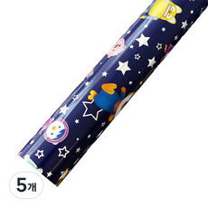 뽀로로 증착롤 포장지 대, 네이비, 5개