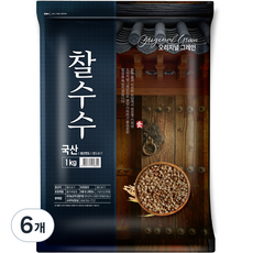 오리지널그레인 찰수수, 1kg, 6개