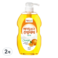 탐사 베이킹소다 주방세제 오렌지, 780ml, 2개