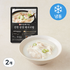 하남돼지집 진한 삼겹 돼지국밥 (냉동), 600g, 2개