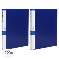 Youngoh A3索引透明文件夾, 藍色, 12個