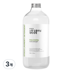 Stock 深層清潔洗衣精 正裝, 1L, 3個