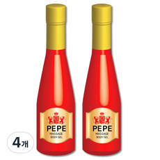 紅寶石Pepe按摩凝膠, 4個, 270ml