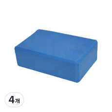 논슬립 요가블럭, 블루, 4개