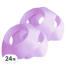 MF商店 防濕矽膠防水防潑濺洗臉護腕 M, 24個, 紫色