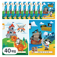 YOUNG ART 男童款小學聽寫筆記本, 隨機出貨, 40入