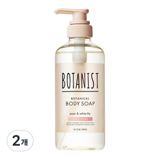보타니스트 마일드케어 보타니컬 바디워시 배 화이트릴리향 본품, 2개, 490ml
